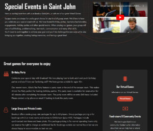 Breakout Saint John Special Events